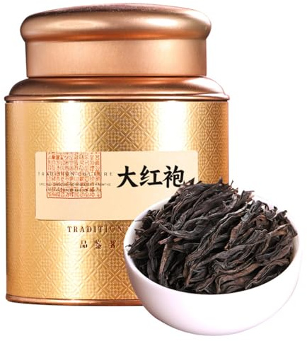 HQZMCTE Oolong Tea Big Red Robe 200g- Premium Fujian Wuyi Rock Oolong Tea - Rich Aroma
