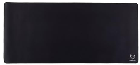 Fox Spirit XXL-Pad - Tapis de Souris - Gamer - Jersey Souple - Base antidérapante en Caoutchouc - 90x40 cm