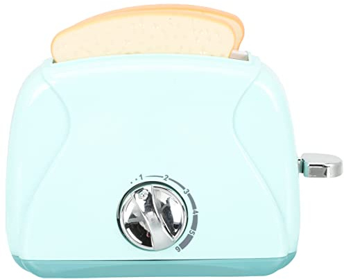 Toyvian Toaster Pop Up Toast Kitchen Play Appliance for Boys and Pretend Cooking Accessory for Role Play and Imaginative Compact and Decorative Kitchen Accessory