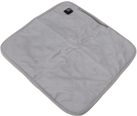 Zerodis Coussin de Chaise Chauffant, Coussin de Siège Chauffant USB pour Dos Lombaire Hanche Cuisse canapé Bureau Maison Stade Lit Camping Extérieur, Graphène Portable (GRAY)