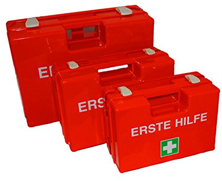 Erste Hilfe Koffer leer ohne Inhalt Größe nach Wahl (K-20)