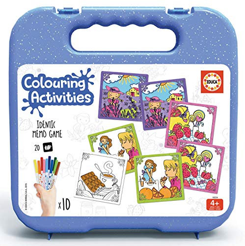 Educa Malette Jeu Memo Identic Parfumé À Colorier