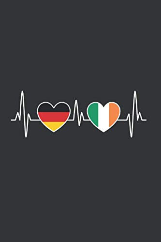 Irland Notizbuch: Irland Deutschland Herzschlag Reise / 6x9 Zoll / 120 gepunktete Seiten