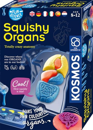 Kosmos 616816 Fun Science - Squishy Organs, Glibber-Organe, Anatomie spielerisch erleben Experimentier Set für Kinder mit mehrsprachiger Anleitung (DE, EN, FR, IT, ES, NL)