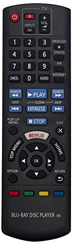 N2QAYB001029 Télécommande de Remplacement - VINABTY Blu-Ray Télécommande pour Panasonic DMP-BDT83 DMP-BDT165 DMP-BDT166 Blu-Ray Player Remote Controller