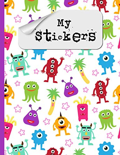 Blank Sticker Album: The Perfect Blank Sticker Book For Kids. Over 100 Empty Pages For Your Monster Sticker Collection!