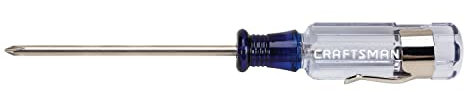 CRAFTSMAN Phillips Screwdriver #0 x 2.5 in., Acetate Handle (CMHT65000)