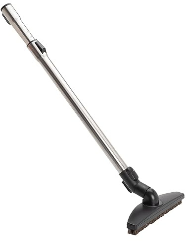 PRIMEBAG Teleskoprohr passend für Miele Blizzard CX1 Complete Compact | Classic S8 S6 S5 S4 S2 S1 C1 C2 C3 H1 S8000, schwenkbar, Dreh-Kippgelenk, SwingFlex Bodendüse Weiches Rosshaar