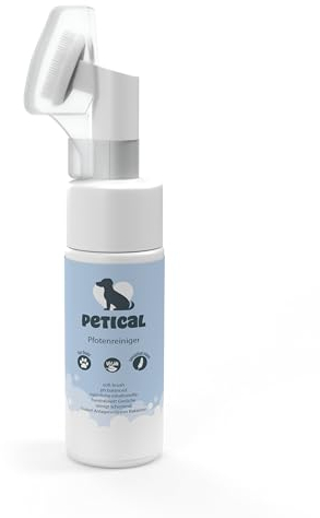 PETICAL Hunde-Pfotenreiniger I 100% vegan & ph-neutral, mit schaumigem Pflege- und Reinigungsserum, Aloe-Vera & Kokusnussöl, für saubere und gepflegte Pfoten, Pfotenreinigung Hundepflege Zubehör