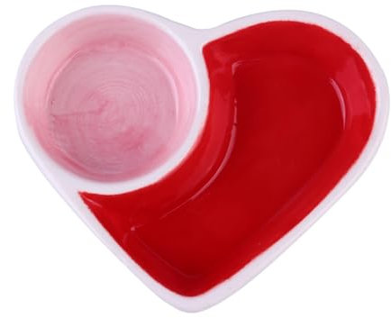 SEWOART 2 STK Hamsterschale Aus Keramik Hasenfutternapf Rennmaus Futternapf Guinea-futternapf Futternapf Für Haustiere Futternapf Für Ratten Futternäpfe Für Meerschweinchen Tierfutter Rot