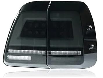 ELNas Auto Rücklicht, LED Bremslichter Blinkleuchten Warnlichter Rückfahrlichter Sicherheitslichter Austausch Links rechts, für Toyota LC200 2002-2007, B Right