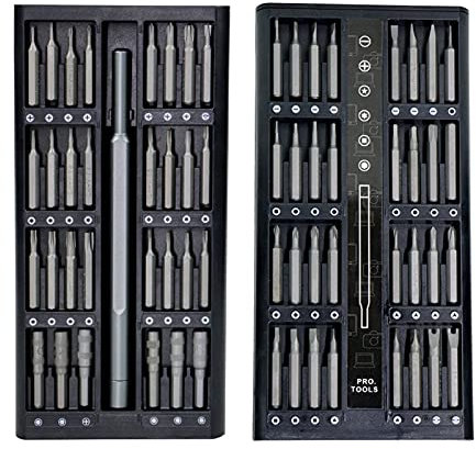 Pelacables 63 en 1 Set de destornillador Destornillador Bloques de tornillo magnético Torx Torx HEX Manija de bits Testornillador de destornillado Destornillado Kit de herramientas de mano