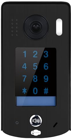 Digitone by Gates - DT-611N - VISIOPHONE 170° Black Stainless Steel Camera with Touch Keyboard