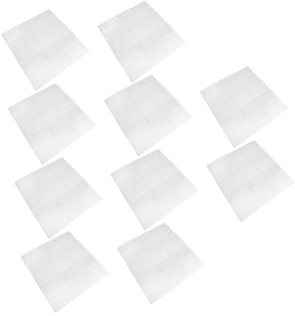 Hemobllo Panneaux Muraux Adhésifs à Motif Brique Blanc, 10 Pièces, en Plastique, Légers et Faciles à Couper, pour Chambre et Décoration Murale