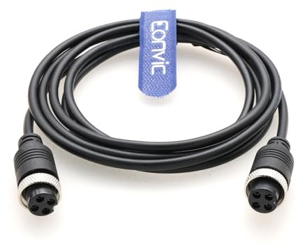 Eonvic GX16 4-polig dubbel cirkulär flygresskontakt, elektrisk kontaktkabel för elektroniska instrument, industriell utrustning, bilanslutningar 2 m