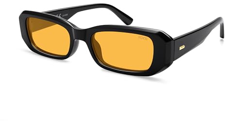 SOJOS Retro Rechteckig Polarisiert Sonnenbrille SJ2619 | UV400-schutz, leichter rahmen, langlebig, für damen/herren