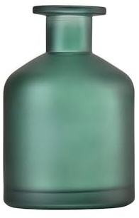 250ml Frosted Green Empty Glass Reed Diffuser Bottles,Diffuser Bottle for Essential Oils,Aromatherapy Container for DIY Replacement Reed Diffuser,Reed Sticks,Crafts Decor | Green Refillable Diffuser Bottle for Essential Oils,Aromatherapy Container for DIY Replacement Reed Sticks,Crafts Decor