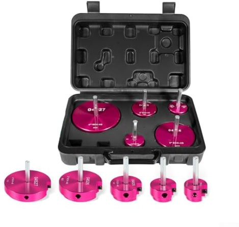 5 herramientas de escariador de tubos de plástico PPR con eje hexagonal de 3/8 pulgadas para accesorios de PVC CPVC ABS, rango de diámetro de 1.25-4 pulgadas, insertos de corte de carburo para drenaje