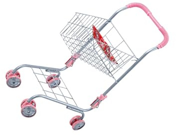 RCGOFOLLOW Accesorios de Juego de simulación, Desarrollo del Aprendizaje, Carrito Compras Juguete, Regalo Que combina diversión y Educativo, Carrito Compras para niños, Juguete para comestibles