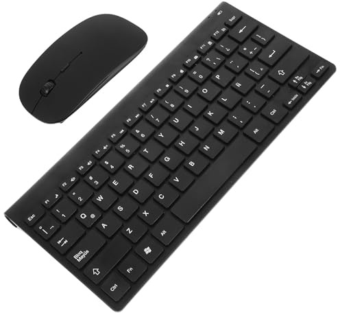 Toyvian Jelly Comb Wireless Keyboard and Mouse Combo with Reliable Wireless Connectivity, Stylish Resin Material, Minimalist Design for Office Use and Computer Accessories
