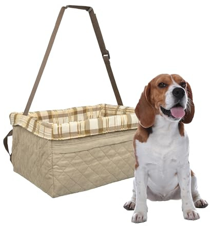 PetSafe Solvit Tagalong Standard-Autositz für Hunde, M, gesteppt