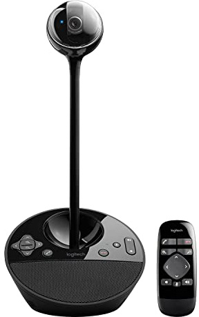 Logitech BCC950 Desktop Conferencing Solution, Full HD 1080p B23 Calling, Hi-Definition Webcam, Speakerphone with Noise-Reducing Mic, for Skype, WebEx, Zoom PC/Mac/Laptop/MacBook - Black