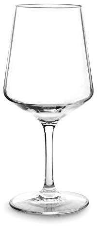 LACOR - 63144 - Set 6 copas de vino tinto, Tritán, Libre de BPA, 500 ml, Aptas para lavavajillas, Reutilizables, Versátiles