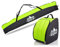 Rawstyle Skitasche Ski-Schuh-Tasche Set SKI-Tasche 160cm 180cm 190cm wasserdicht Ski Bag Ski Cover Wintersport Kombi (schwarz-hellgrün, Set 180cm)