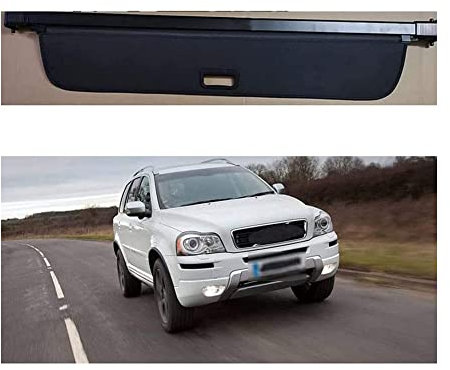 HELMII Laderaumabdeckung Kofferraum Schutz Abdeckung Cargo Cover für Volvo Xc90 2003-2020, Boot Shielding Security Panel Auto Dekoration Zubehör