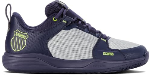 K-Swiss Performance Ultrashot Team Tennis Shoe, Peacoat/Grå Violet/Lime Green, 41,5 EU, Peacoat grå violett limegrön, 41.5 EU