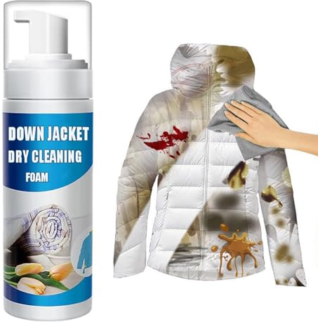 Nettoyage à Sec Vetement Nettoyant Sec, Spray Nettoyage à Sec, Nettoyeur à Sec Pour Vêtements, Nettoyage À Sec Vetement Spray,Agent de Nettoyage à Sec pour Doudoune, pour Tissu Nylon, 200ml