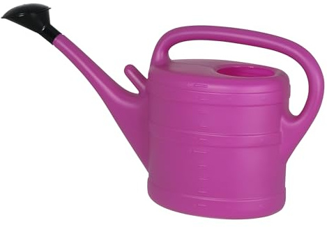 Arrosoir de jardin coloré de 10 l avec douchette (violet)