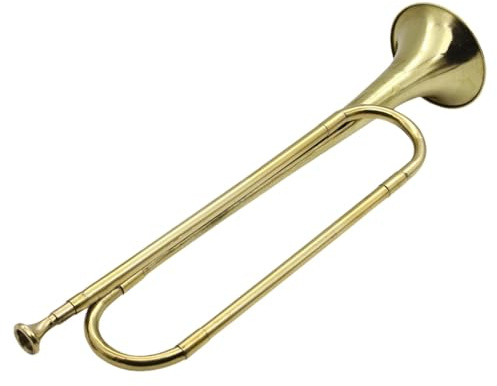 Kavallerie Trompete Bugle Trompete - Tragbares Kavallerie-Trompete Instrument - Horn Standard Retro Tragbar Musikinstrument Standard Retro B für