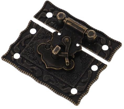 LIFKICH Antiker Metallverschluss Zinklegierung Kleiner Schnappverschluss Schmuckkästchenverschluss Eleganter Kastenverschluss Für Geschenkboxen Und Etuis