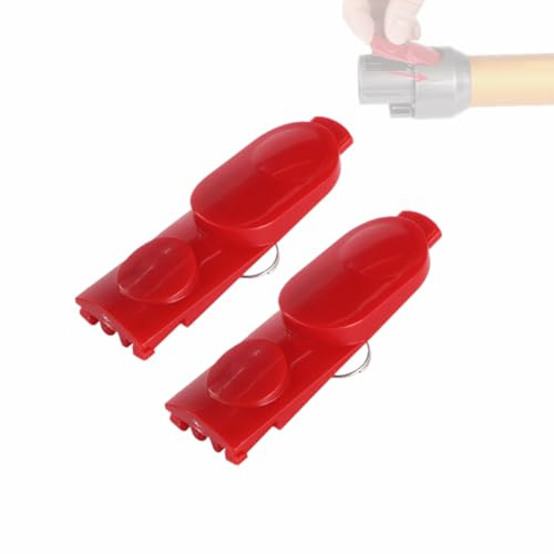 2 Pack Cleaner Head Clip Latch Tab Button Replacement with Spring for V7 V8 V10 V11 V15, Vacuum Cleaner Extension Wand Button, Wand Tube/Illumination Tool Button Replacement