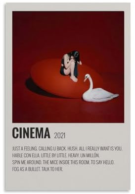 YRAEYWAER The Marías Kino-Poster, ästhetische Dekoration, Wohnzimmer, modern, Familie, Schlafzimmer, Wohnzimmer, Wandkunst, Dekoration, Poster, 30 x 45 cm, ungerahmt, 3 Stück