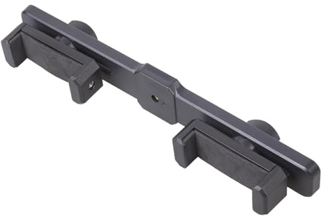 Obotsnoi 2. Abrazadera de teléfono con rosca estándar de 1/4 pulgadas para trípodes de vlogging y configuraciones de múltiples dispositivos, no agita el soporte de teléfono para filmar