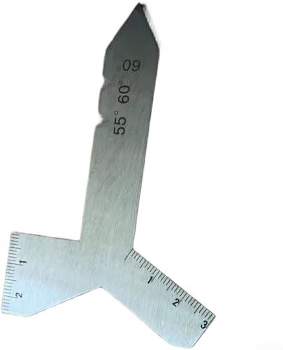 Y Design Calibro filettatura in acciaio inox per precisione 55 60 90 120 gradi Drill Bit Angle Identificazione in officina