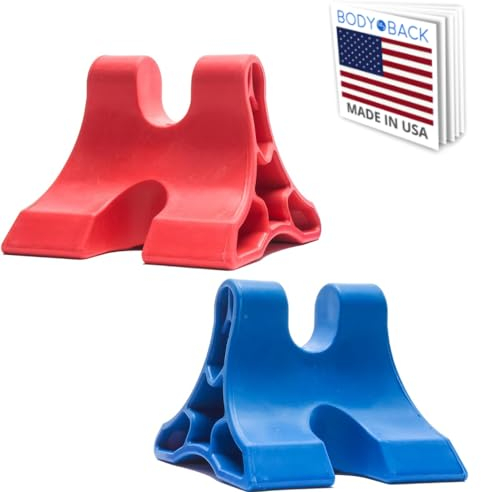Body Back Davinci Tool Neck Massager for Pain Relief Deep Tissue Blue & Red