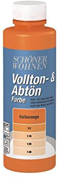 Voll- und Abtönfarbe Gelborange 500ml