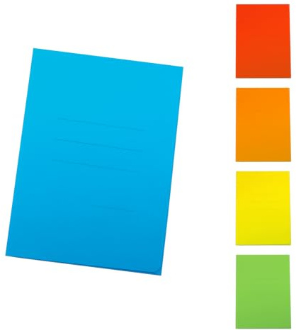 Blasetti Pack 25 mappar 3 flikar i kartong 24,5 x 33,5 cm Blandade färger