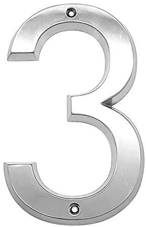 Cqinju-Numeri civici Numero della Porta di Grande casa Numero di indirizzo della Porta Numero in Lega di Zinco Segno di indirizzi Esterno Montato Vite # 0-9, Facile da installare