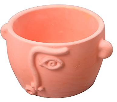 BOOWAN NICOLE Silikon-Pflanzgefäß-Formen für Gesicht, Zement, Blumentopf, Form für Epoxidharz, Beton, Ton, Sukkulenten, Übertopf