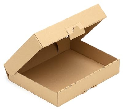 KK Verpackungen Maxibriefkartons 255 x 200 x 46 mm Braun DIN A5 (Außenmaß 260 x 203 x 49 mm) | 40 Stück, Versandkartons Faltschachteln Maxibrief Post-Kartons für Warensendungen Büchersendungen (KK210)