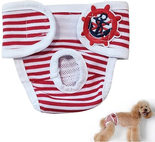 Hunde Menstruationshose, Taozoey Hunde Höschen, Hundewindeln für Weibliche, Hygienehose für Hunde, Waschbare Windel Hund, Physiologische Hosen Wiederverwendbar, Gelten Hündinnen Welpen (L)
