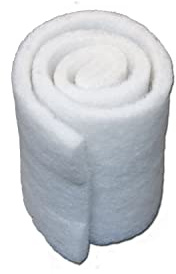 The Filter Pro White Fine Filter Media, 1 Thick, Perfect for Aquariums, Ponds and Water Gardens, Made in USA (24 x 56)