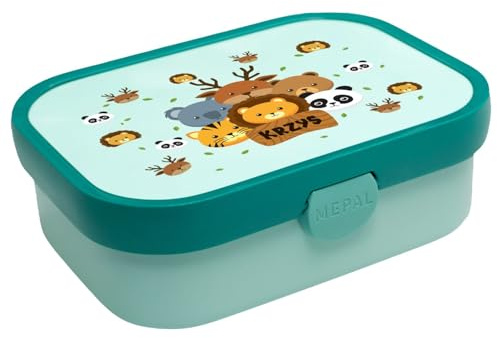 Ferocity Personalizado Lonchera para niños Desayuno Fiambrera Sandwichera Caja de Almuerzo Animales [087]