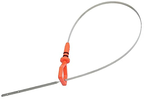 QUARKZMAN Astina Livello Olio Motore Per Honda Civic | Materiale: Metallo&Plastica. Colore: Arancione Argento. L:48cm. OE:15650-PLM-004. Per Honda Civic DX,EX,GX,HX,LX 01-05.