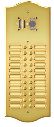 Videocitofono con piastra frontale Roma 22 BP Serie 2 File - 3222/2/RI - COMELIT