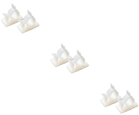Gatuida 3 Sätze Kabelklemmen Drahtclips Für Drähte Feste Drahtklemme Kabel Kabelmanagementhalter Selbstklebende Rückseite 50 Stück * 3